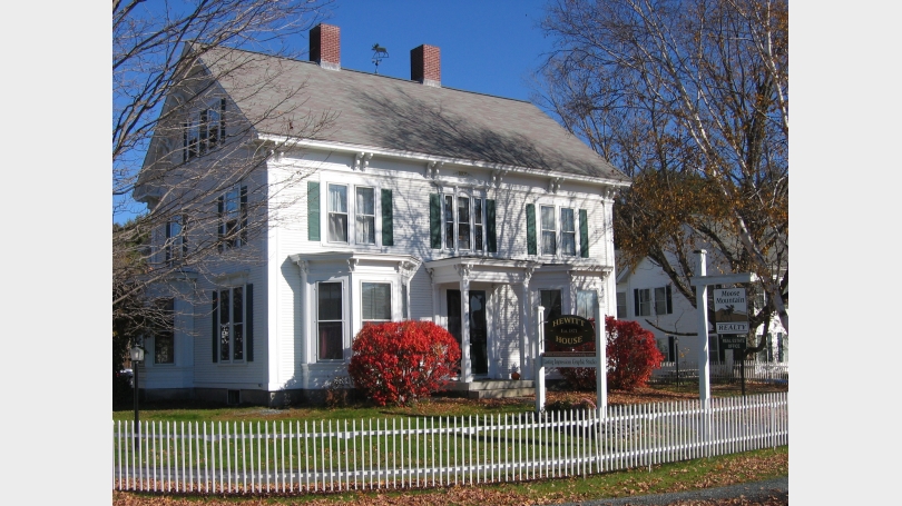 View of exterior of Historic Hewitt House