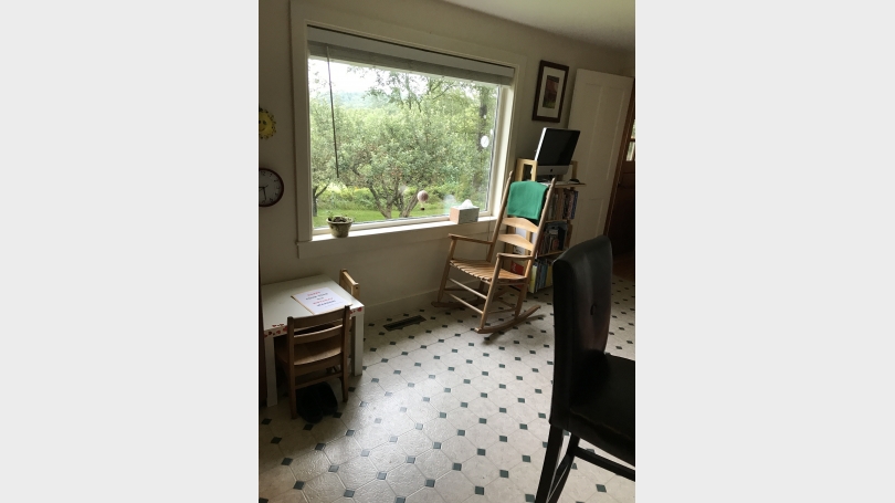 Picture window kitchen