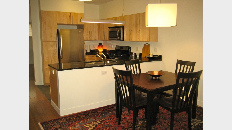 Kitchen and dining area Kitchen and dining area
