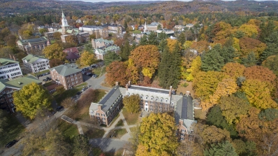 Aerial of Dartmouth College Campus
