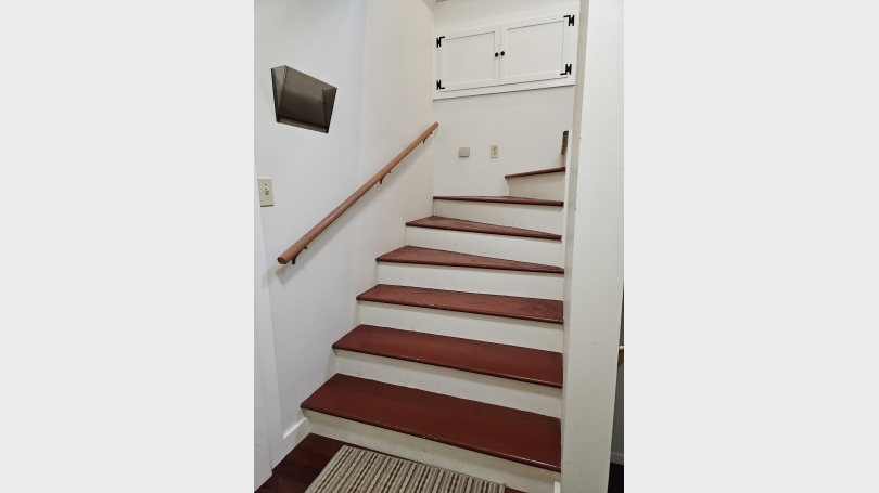 Stairs to studio