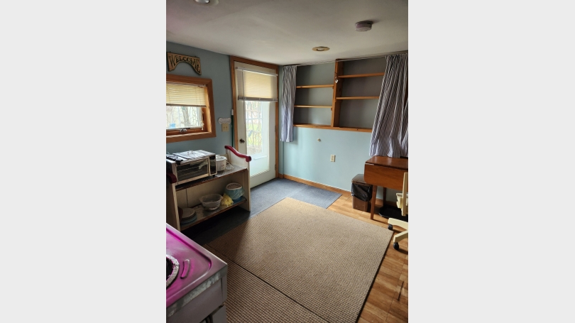 Private Entrance into Study Area/Kitchenette
