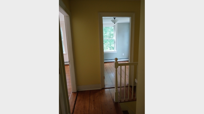 Hallway view of entry to Small Bedroom #3