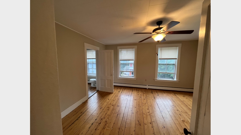 Master bedroom with bath