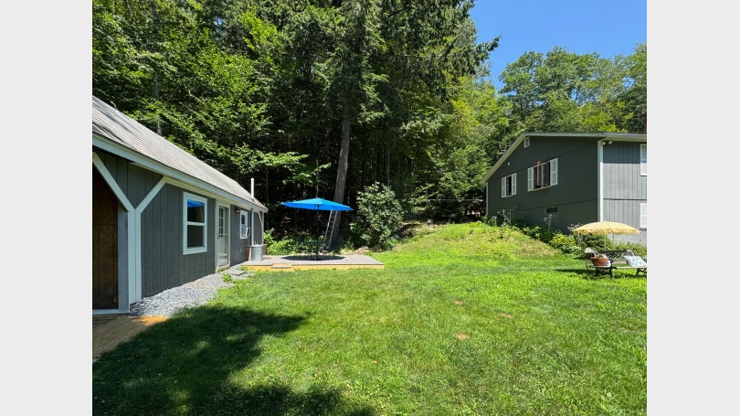 Enfield Cottage View in relation to the Owners' House