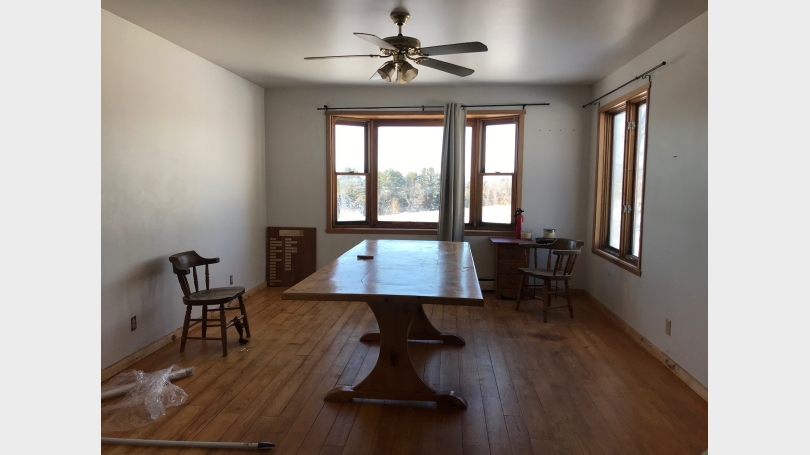 dining room or living room depending on your preferences