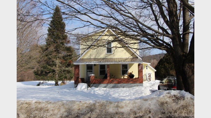 front of the house