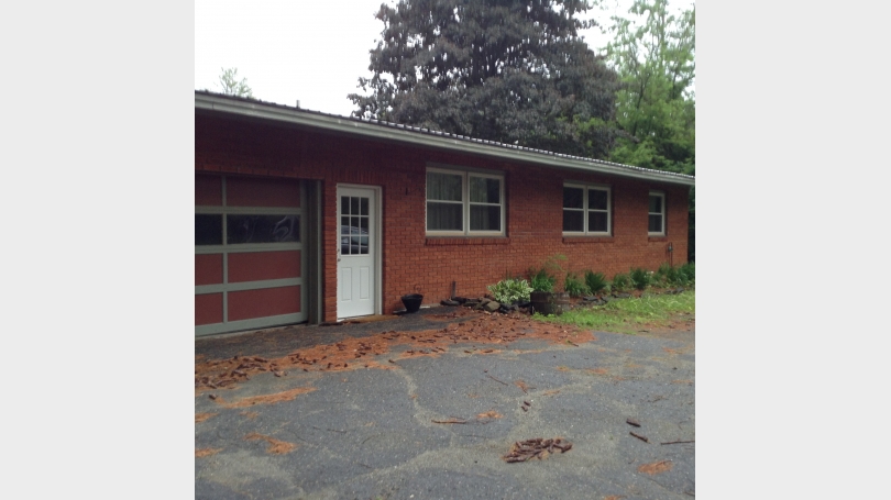 Garage view Garage view