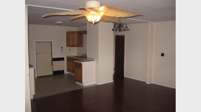 livingoom back towards kitchen
