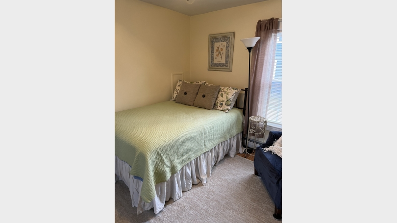 view of bed