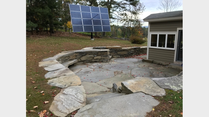 Patio and solar tracker