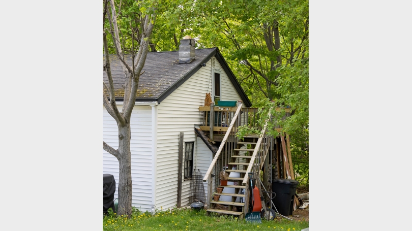 Porch and exterior stairs Apartment Porch and exterior stairs