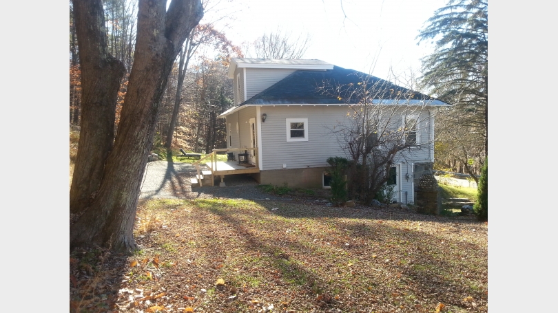 Outside View Side view of house