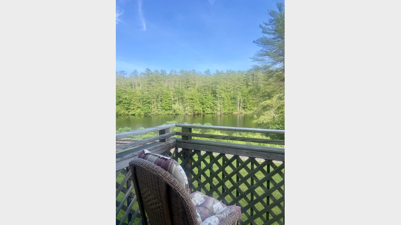 view from bedroom balcony